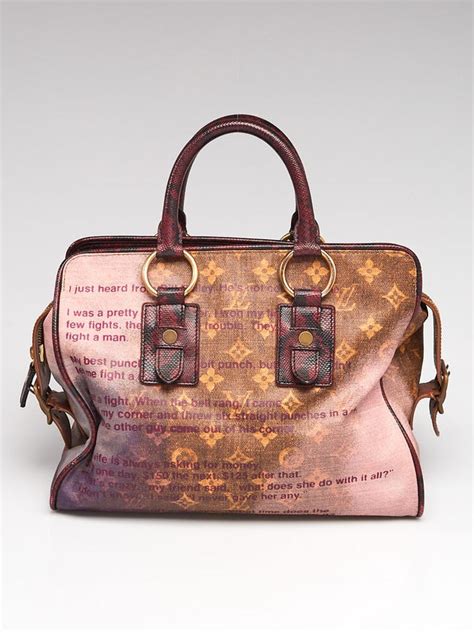 LOUIS VUITTON Richard Prince Graduate Jokes Bag .